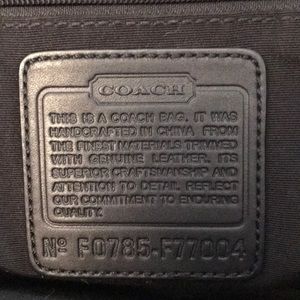 COACH Laptop Messenger F0785-F77004